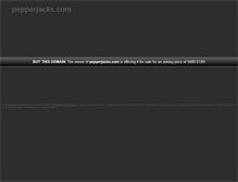 Tablet Screenshot of pepperjacks.com